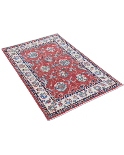 Ziegler 2' 8" X 4' 1" Hand Knotted Wool Rug 2' 8" X 4' 1" (81 X 124) / Red / Wool