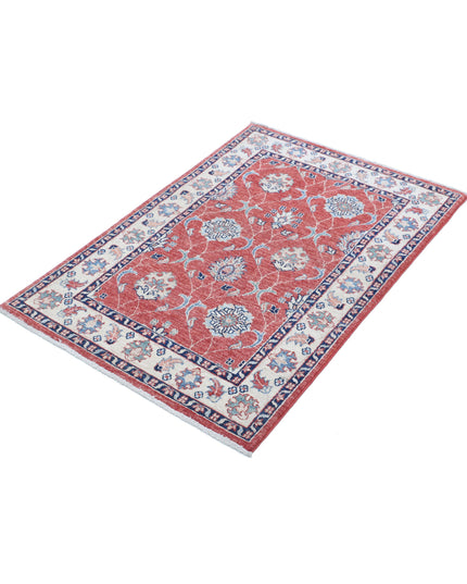 Ziegler 2' 8" X 4' 1" Hand Knotted Wool Rug 2' 8" X 4' 1" (81 X 124) / Red / Wool