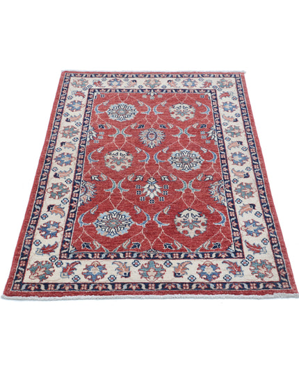 Ziegler 2' 8" X 4' 1" Hand Knotted Wool Rug 2' 8" X 4' 1" (81 X 124) / Red / Wool