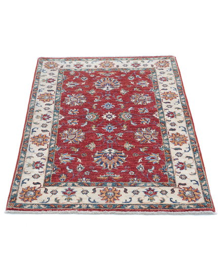 Ziegler 2' 8" X 3' 9" Hand Knotted Wool Rug 2' 8" X 3' 9" (81 X 114) / Red / Wool