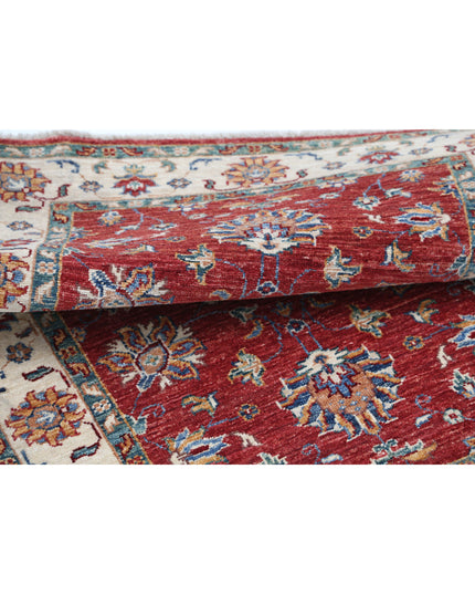 Ziegler 2' 8" X 3' 9" Hand Knotted Wool Rug 2' 8" X 3' 9" (81 X 114) / Red / Wool