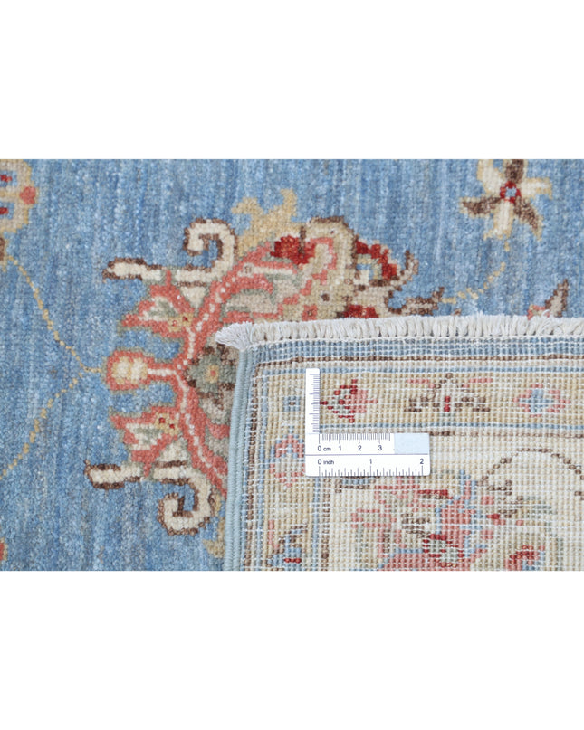 Ziegler 3' 9" X 5' 11" Hand Knotted Wool Rug 3' 9" X 5' 11" (114 X 180) / Blue / Wool