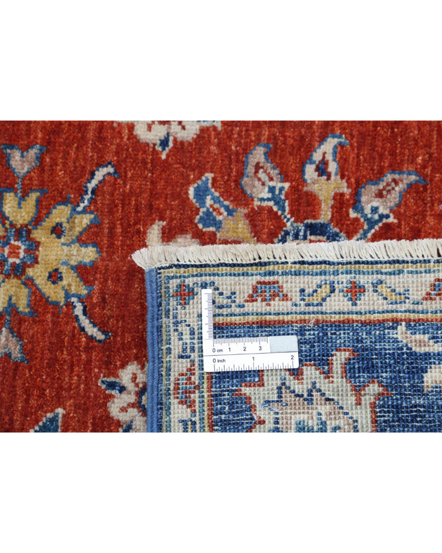 Ziegler 4' 0" X 5' 9" Hand Knotted Wool Rug 4' 0" X 5' 9" (122 X 175) / Rust / Wool