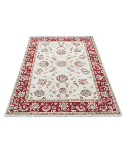 Ziegler 3' 10" X 5' 8" Hand Knotted Wool Rug 3' 10" X 5' 8" (117 X 173) / Ivory / Wool