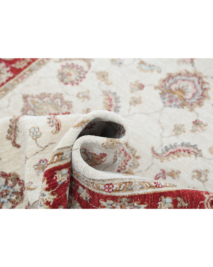 Ziegler 3' 10" X 5' 8" Hand Knotted Wool Rug 3' 10" X 5' 8" (117 X 173) / Ivory / Wool