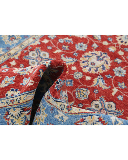 Ziegler 3' 9" X 5' 6" Hand Knotted Wool Rug 3' 9" X 5' 6" (114 X 168) / Red / Wool