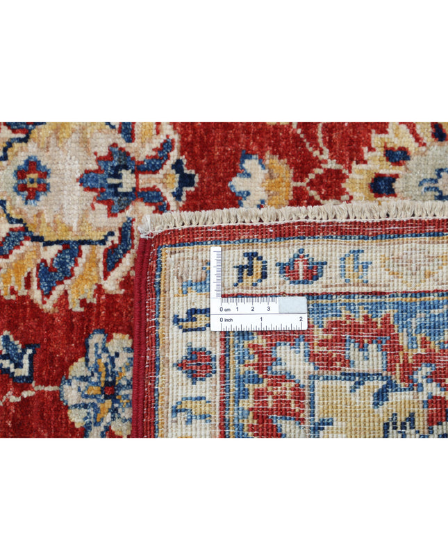 Ziegler 3' 9" X 5' 6" Hand Knotted Wool Rug 3' 9" X 5' 6" (114 X 168) / Red / Wool