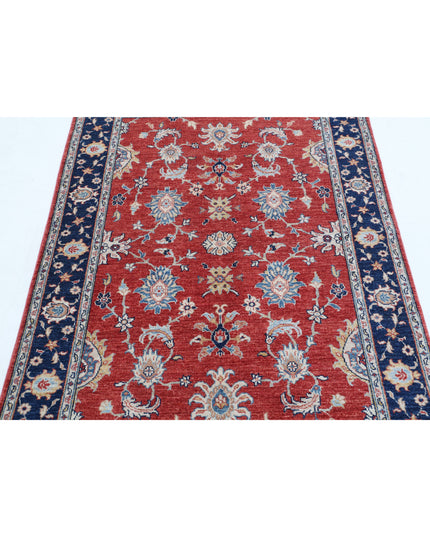 Ziegler 3' 11" X 5' 8" Hand Knotted Wool Rug 3' 11" X 5' 8" (119 X 173) / Red / Wool