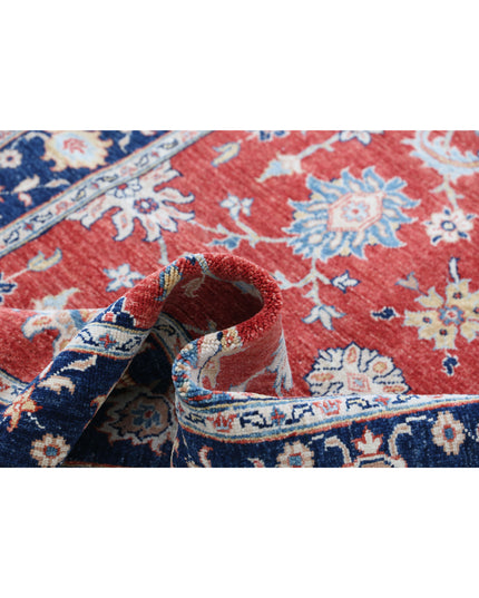 Ziegler 3' 11" X 5' 8" Hand Knotted Wool Rug 3' 11" X 5' 8" (119 X 173) / Red / Wool