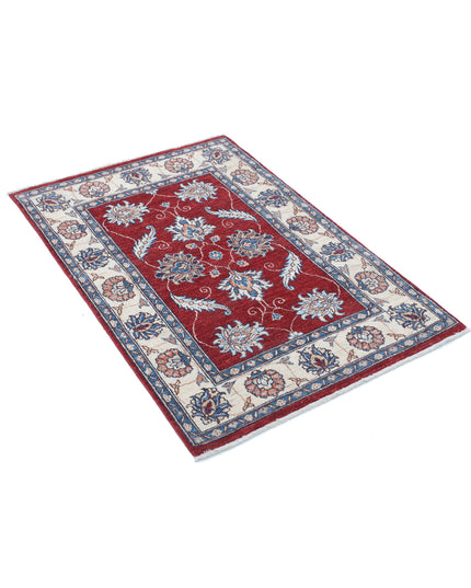 Ziegler 2' 9" X 4' 1" Hand Knotted Wool Rug 2' 9" X 4' 1" (84 X 124) / Red / Wool