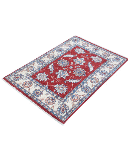 Ziegler 2' 9" X 4' 1" Hand Knotted Wool Rug 2' 9" X 4' 1" (84 X 124) / Red / Wool