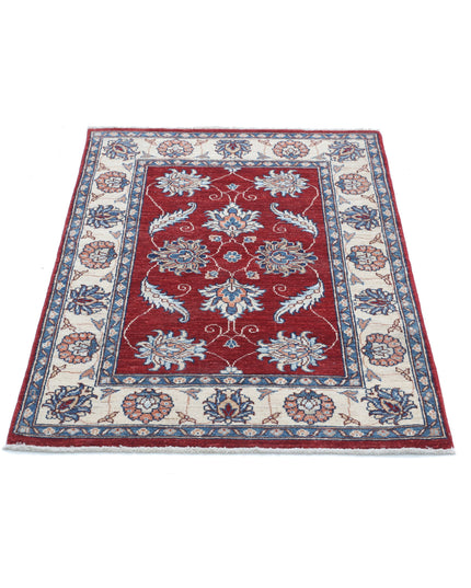 Ziegler 2' 9" X 4' 1" Hand Knotted Wool Rug 2' 9" X 4' 1" (84 X 124) / Red / Wool