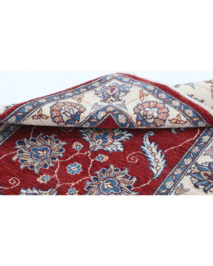 Ziegler 2' 9" X 4' 1" Hand Knotted Wool Rug 2' 9" X 4' 1" (84 X 124) / Red / Wool