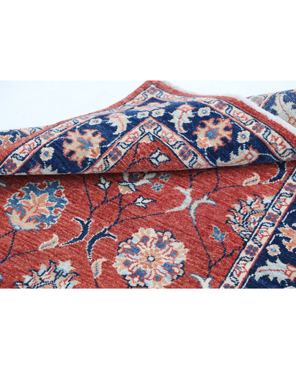 Ziegler 2' 9" X 4' 2" Hand Knotted Wool Rug 2' 9" X 4' 2" (84 X 127) / Red / Wool