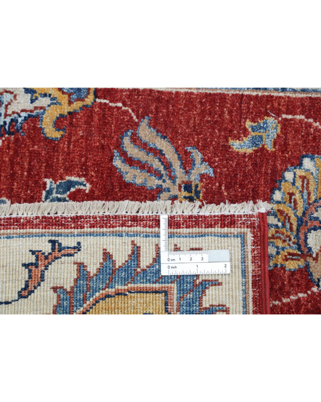 Ziegler 2' 9" X 4' 0" Hand Knotted Wool Rug 2' 9" X 4' 0" (84 X 122) / Red / Wool