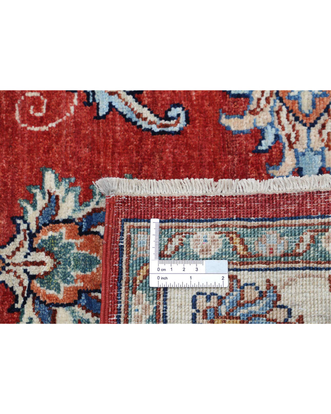 Ziegler 2' 9" X 4' 3" Hand Knotted Wool Rug 2' 9" X 4' 3" (84 X 130) / Red / Wool