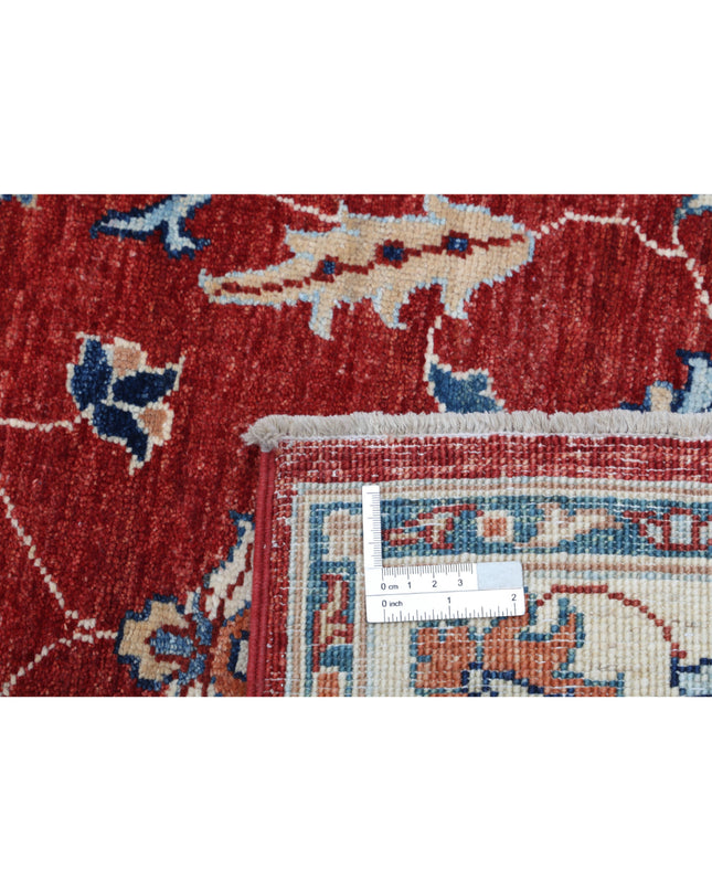 Ziegler 2' 8" X 4' 3" Hand Knotted Wool Rug 2' 8" X 4' 3" (81 X 130) / Red / Wool