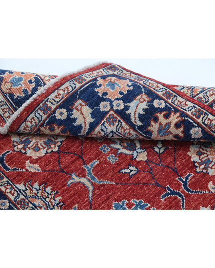 Ziegler 2' 9" X 4' 3" Hand Knotted Wool Rug 2' 9" X 4' 3" (84 X 130) / Red / Wool