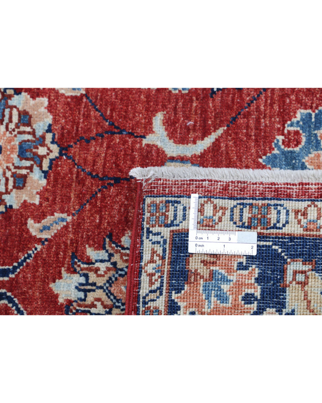 Ziegler 2' 9" X 4' 3" Hand Knotted Wool Rug 2' 9" X 4' 3" (84 X 130) / Red / Wool