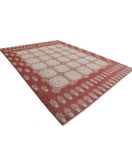 Ziegler 9' 9" X 13' 4" Hand Knotted Wool Rug 9' 9" X 13' 4" (297 X 406) / Rust / Wool