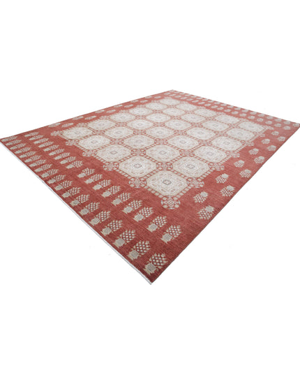 Ziegler 9' 9" X 13' 4" Hand Knotted Wool Rug 9' 9" X 13' 4" (297 X 406) / Rust / Wool