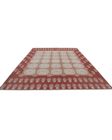 Ziegler 9' 9" X 13' 4" Hand Knotted Wool Rug 9' 9" X 13' 4" (297 X 406) / Rust / Wool