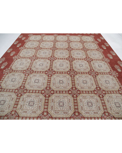 Ziegler 9' 9" X 13' 4" Hand Knotted Wool Rug 9' 9" X 13' 4" (297 X 406) / Rust / Wool