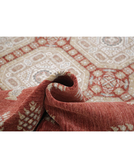 Ziegler 9' 9" X 13' 4" Hand Knotted Wool Rug 9' 9" X 13' 4" (297 X 406) / Rust / Wool