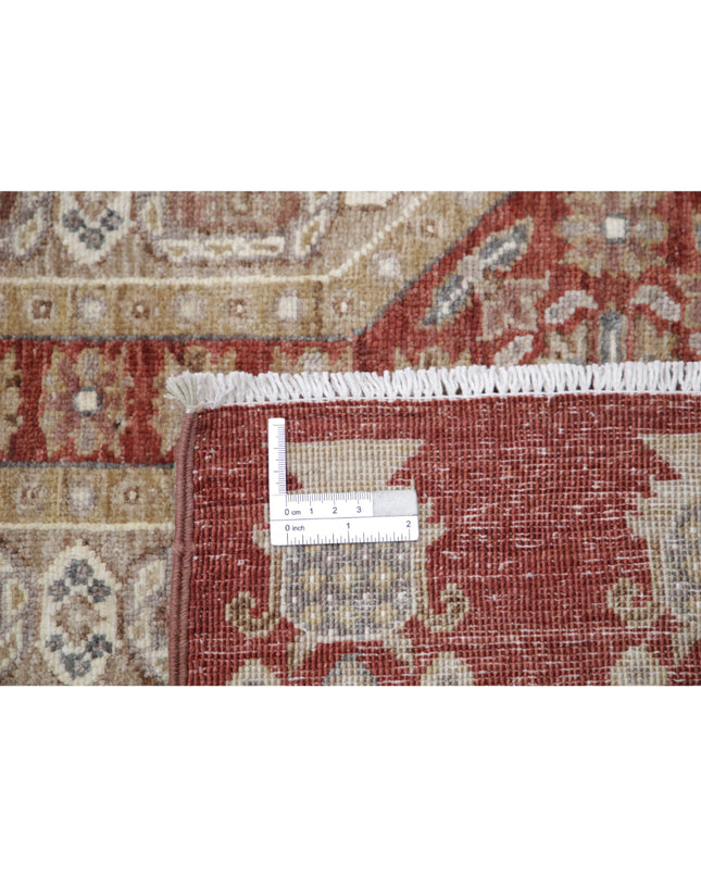 Ziegler 9' 9" X 13' 4" Hand Knotted Wool Rug 9' 9" X 13' 4" (297 X 406) / Rust / Wool