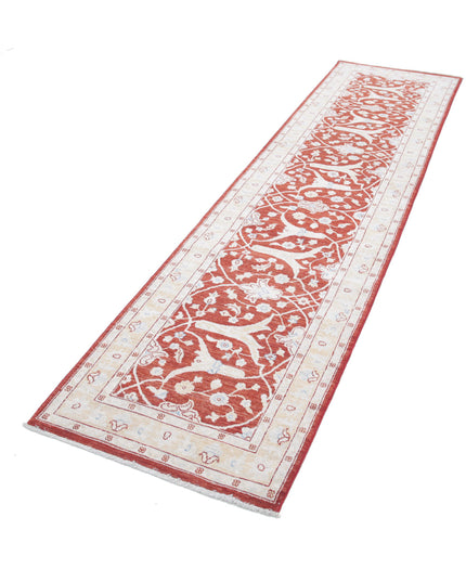 Ziegler 2' 5" X 10' 0" Hand Knotted Wool Rug 2' 5" X 10' 0" (74 X 305) / Red / Wool