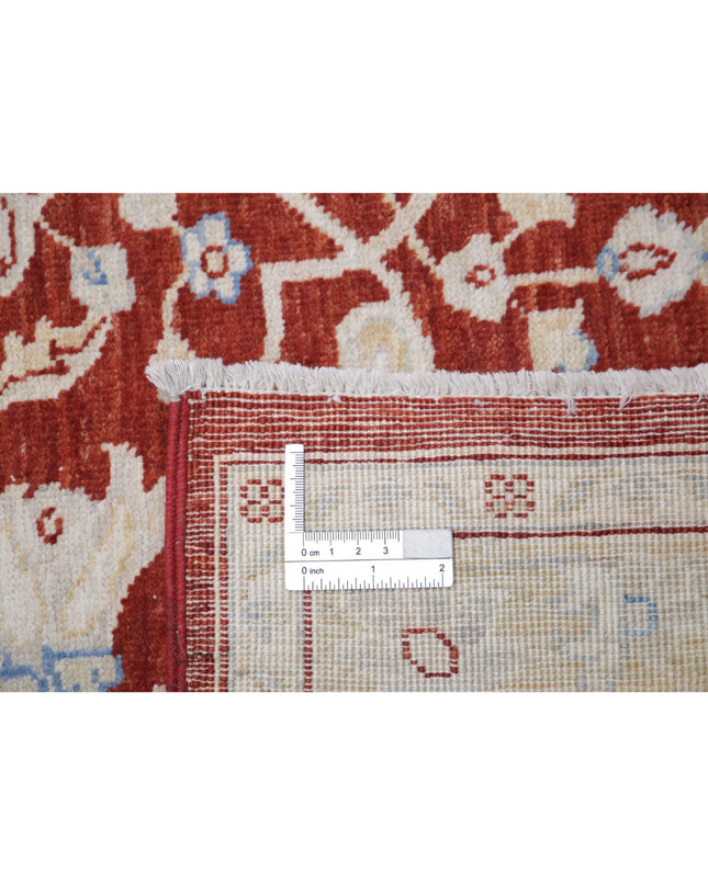 Ziegler 2' 5" X 10' 0" Hand Knotted Wool Rug 2' 5" X 10' 0" (74 X 305) / Red / Wool