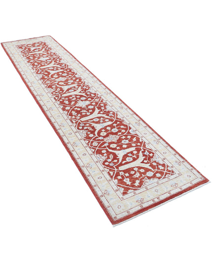 Ziegler 2' 5" X 10' 0" Hand Knotted Wool Rug 2' 5" X 10' 0" (74 X 305) / Red / Wool