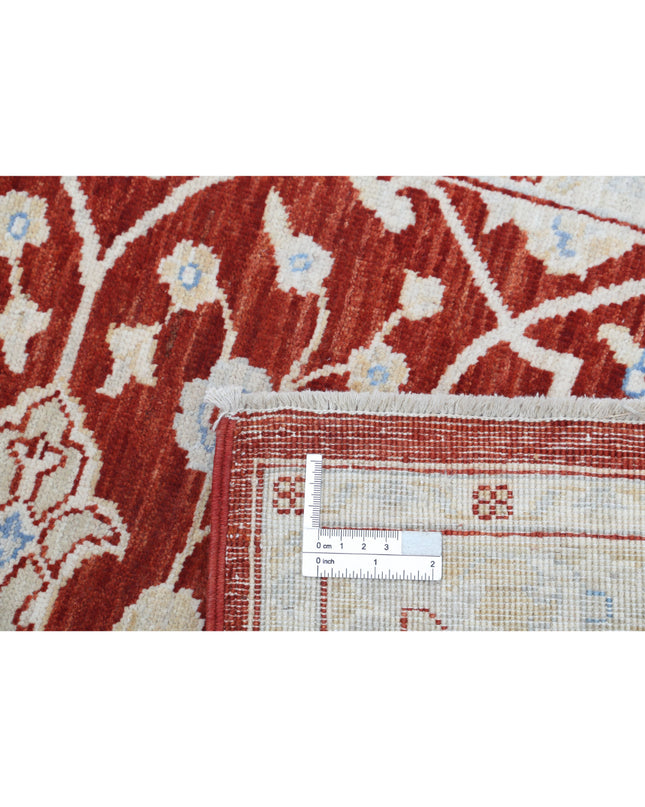 Ziegler 2' 5" X 10' 0" Hand Knotted Wool Rug 2' 5" X 10' 0" (74 X 305) / Red / Wool
