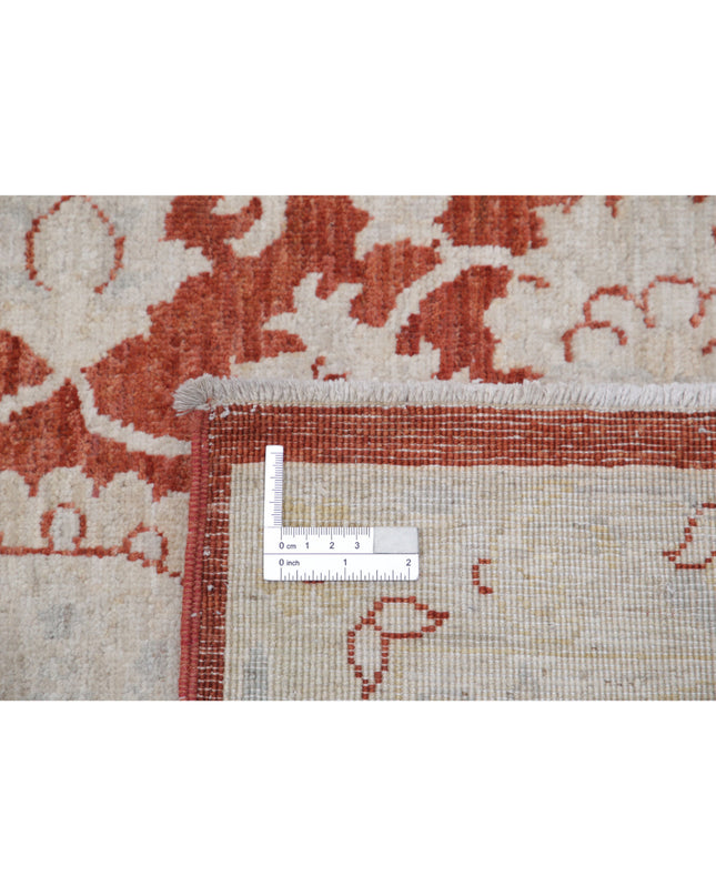 Ziegler 6' 4" X 9' 0" Hand Knotted Wool Rug 6' 4" X 9' 0" (193 X 274) / Red / Wool