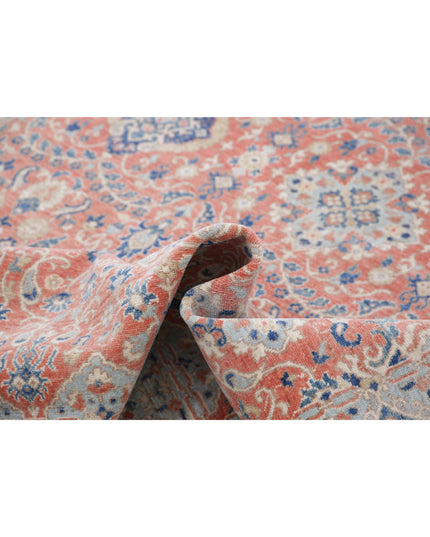 Ziegler 5' 11" X 8' 10" Hand Knotted Wool Rug 5' 11" X 8' 10" (180 X 269) / Peach / Wool