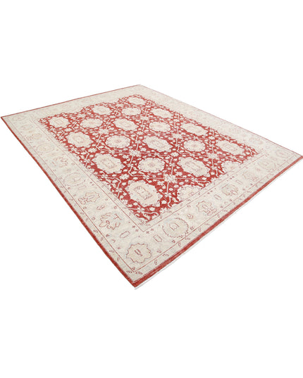 Ziegler 7' 11" X 9' 9" Hand Knotted Wool Rug 7' 11" X 9' 9" (241 X 297) / Rust / Wool