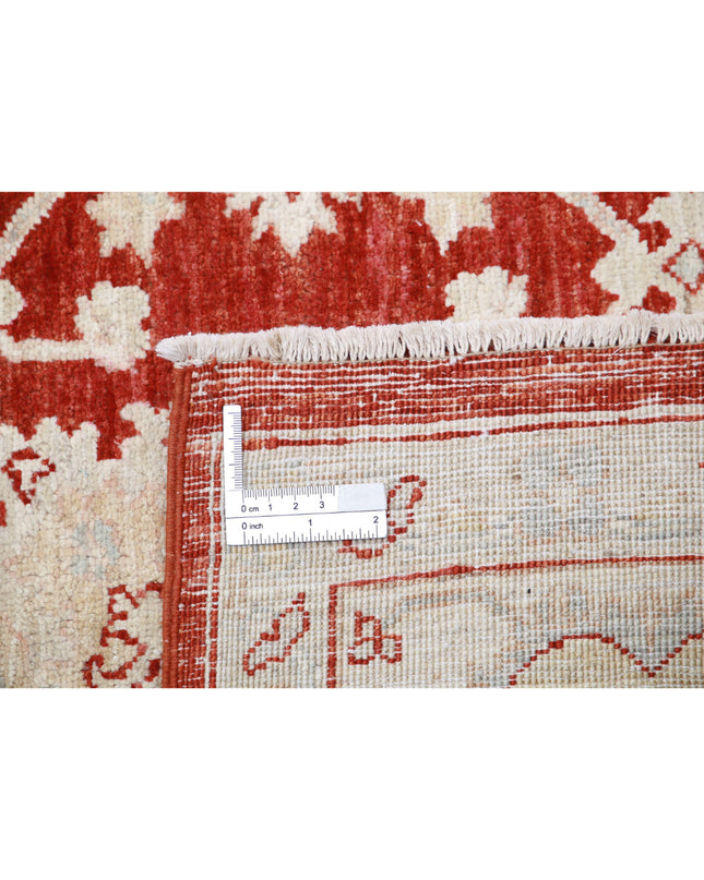 Ziegler 7' 11" X 9' 9" Hand Knotted Wool Rug 7' 11" X 9' 9" (241 X 297) / Rust / Wool