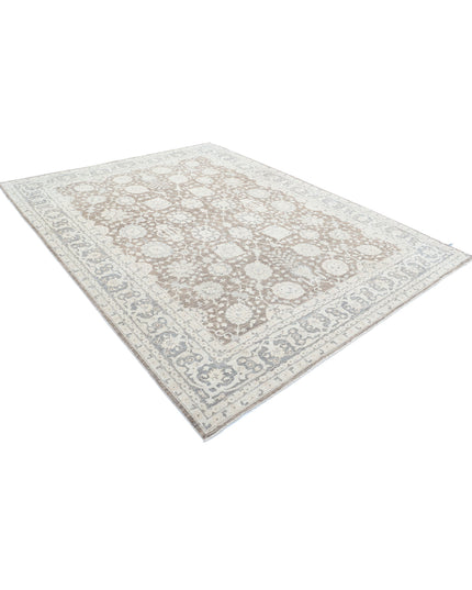 Ziegler 7' 9" X 10' 0" Hand Knotted Wool Rug 7' 9" X 10' 0" (236 X 305) / Taupe / Wool