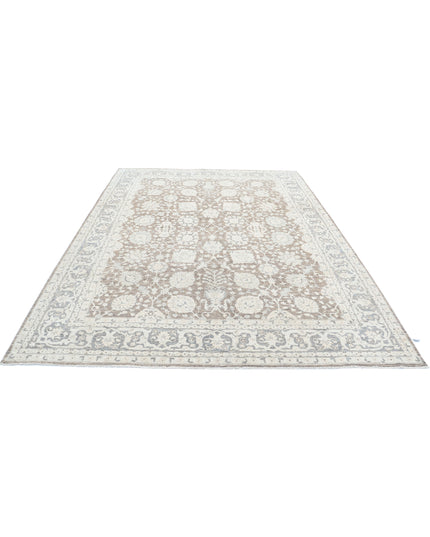 Ziegler 7' 9" X 10' 0" Hand Knotted Wool Rug 7' 9" X 10' 0" (236 X 305) / Taupe / Wool