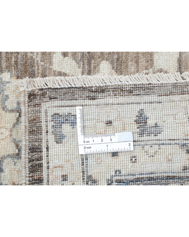 Ziegler 7' 9" X 10' 0" Hand Knotted Wool Rug 7' 9" X 10' 0" (236 X 305) / Taupe / Wool
