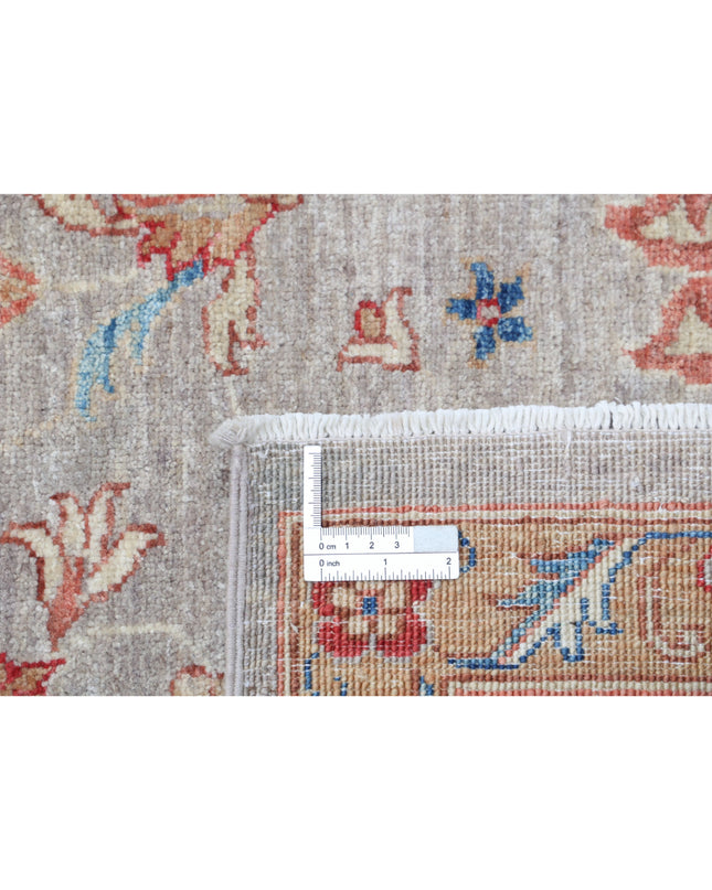 Ziegler 6' 6" X 9' 5" Hand Knotted Wool Rug 6' 6" X 9' 5" (198 X 287) / Grey / Wool