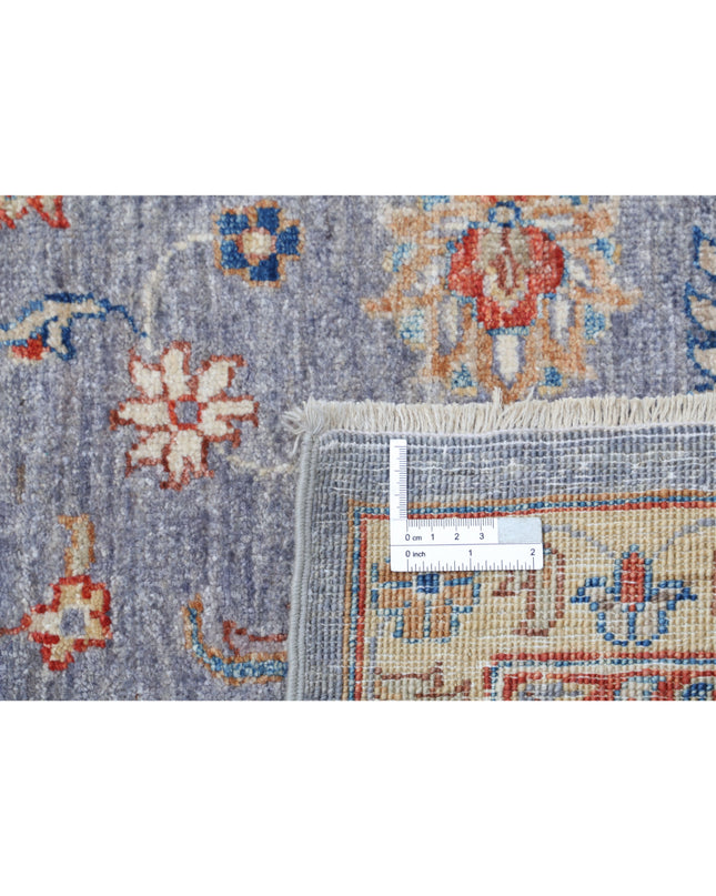 Ziegler 6' 7" X 9' 10" Hand Knotted Wool Rug 6' 7" X 9' 10" (201 X 300) / Grey / Wool