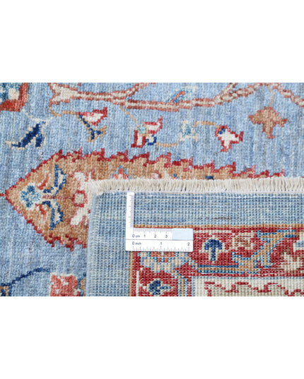 Ziegler 6' 9" X 9' 9" Hand Knotted Wool Rug 6' 9" X 9' 9" (206 X 297) / Blue / Wool