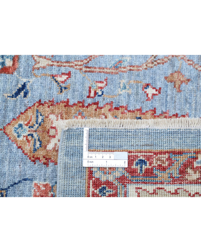 Ziegler 6' 9" X 9' 9" Hand Knotted Wool Rug 6' 9" X 9' 9" (206 X 297) / Blue / Wool