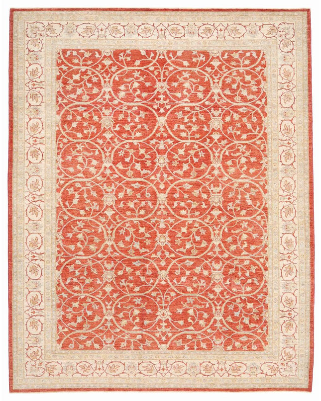 Ziegler 8' 3" X 10' 8" Hand Knotted Wool Rug 8' 3" X 10' 8" (251 X 325) / Red / Wool
