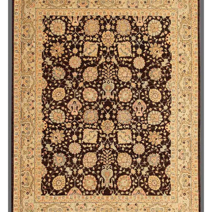 Ziegler 8' 0" X 10' 2" Hand Knotted Wool Rug 8' 0" X 10' 2" (244 X 310) / Brown / Wool