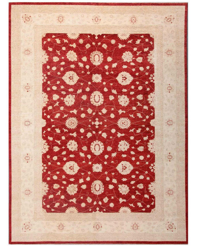 Ziegler 10' 0" X 13' 8" Hand Knotted Wool Rug 10' 0" X 13' 8" (305 X 417) / Red / Wool