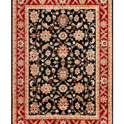 Ziegler 8' 10" X 12' 0" Hand Knotted Wool Rug 8' 10" X 12' 0" (269 X 366) / Black / Wool
