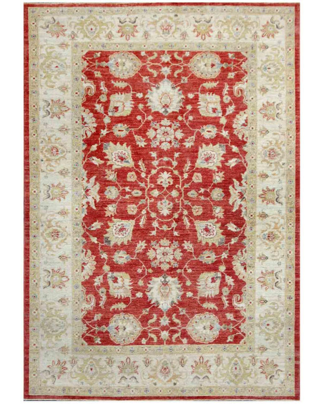 Ziegler 5' 6" X 7' 9" Hand Knotted Wool Rug 5' 6" X 7' 9" (168 X 236) / Pink / Wool