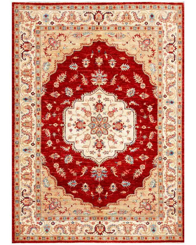 Ziegler 5' 9" X 7' 9" Hand Knotted Wool Rug 5' 9" X 7' 9" (175 X 236) / Red / Wool